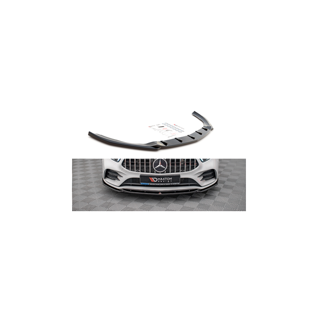 купи Добавка за предна броня/лип спойлер V.5 Mercedes A35 AMG / AMG-Line W177 - Maxton Design
