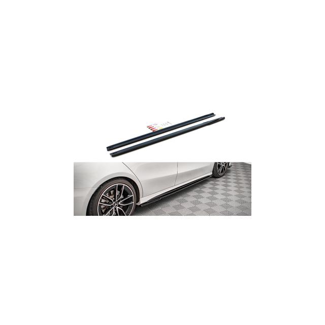 Добавки за прагове V.2 Mercedes A35 AMG / AMG-Line W177 - Maxton Design