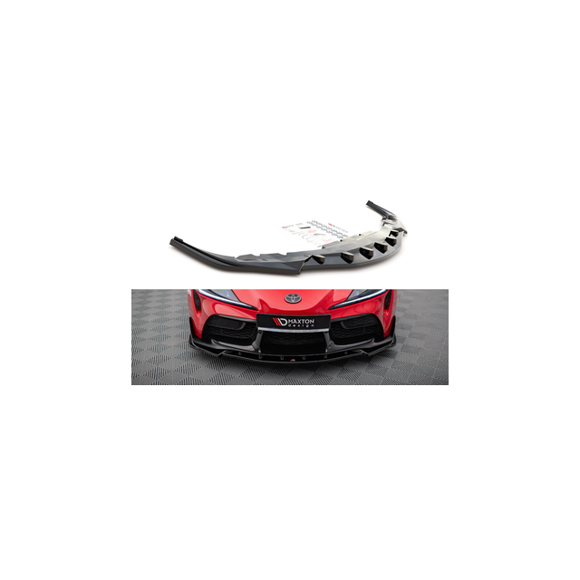 Добавка за предна броня/лип спойлер  V.4 Toyota supra mk5 - Maxton Design
