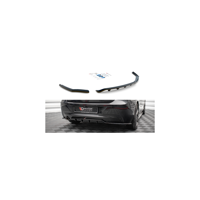 Централна Добавка за задна броня (с вертикални пръти) BMW 1 F20 - Maxton Design