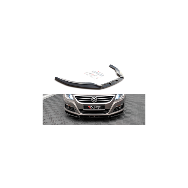 Добавка за предна броня/лип спойлер  V.3 Volkswagen Passat CC - Maxton Design