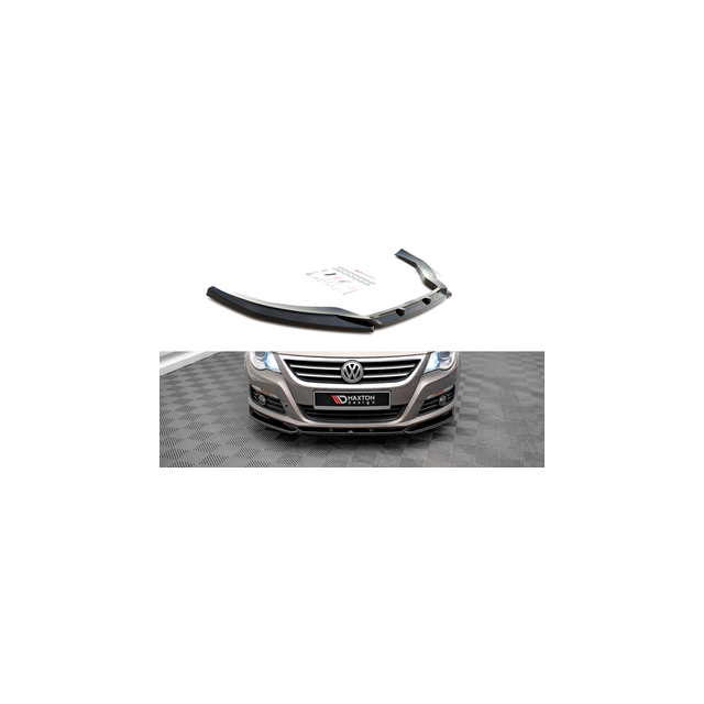 Добавка за предна броня/лип спойлер  V.4 Volkswagen Passat CC - Maxton Design