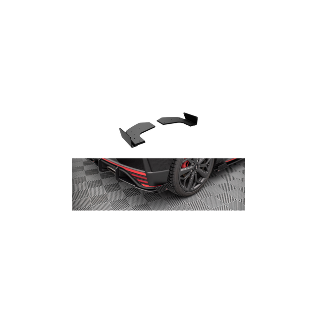 Добавки за задна броня Street Pro + Добавки Hyundai I20 N Mk3 - Maxton Design