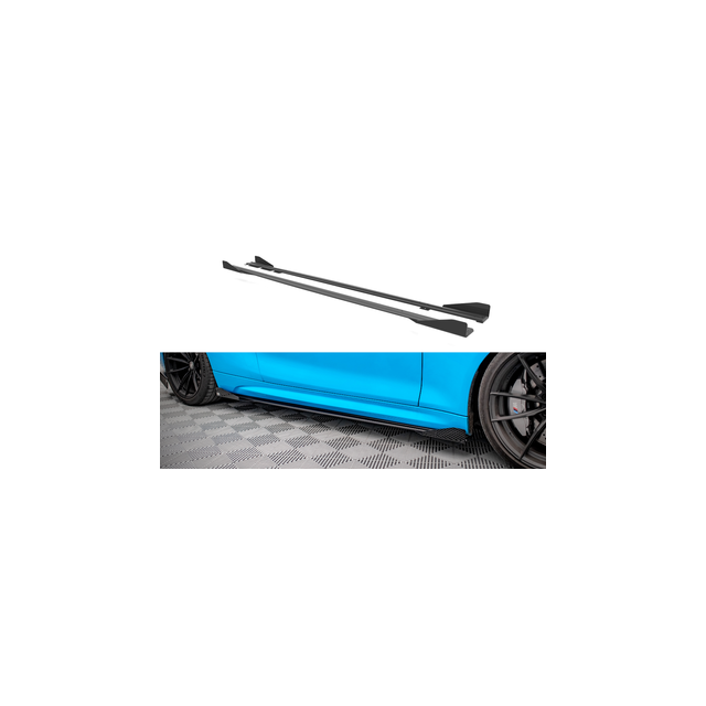 Добавки за прагове Street Pro Side Siles + Добавки BMW M2 F87 - Maxton Design
