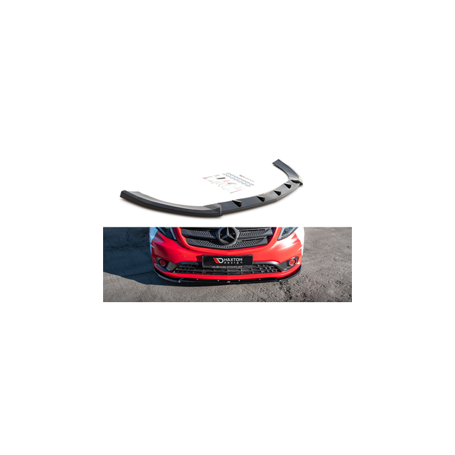 Добавка за предна броня/лип спойлер  V.2 Mercedes-Benz Vito W447 Facelift - Maxton Design