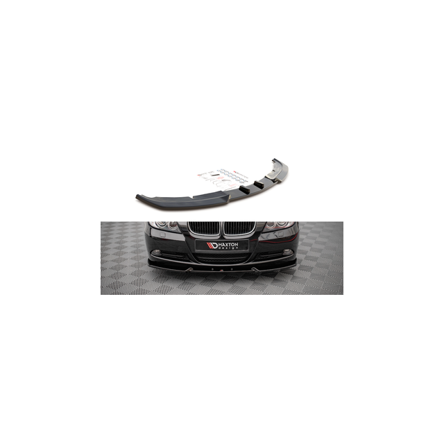 Добавка за предна броня/лип спойлер  V.1 BMW 3 E90 - Maxton Design