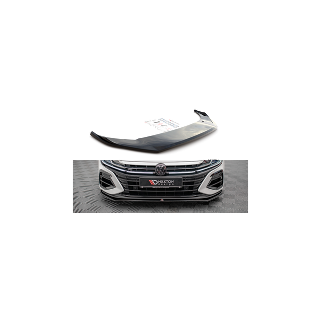 Добавка за предна броня/лип спойлер  V.3 Volkswagen Arteon r - Maxton Design