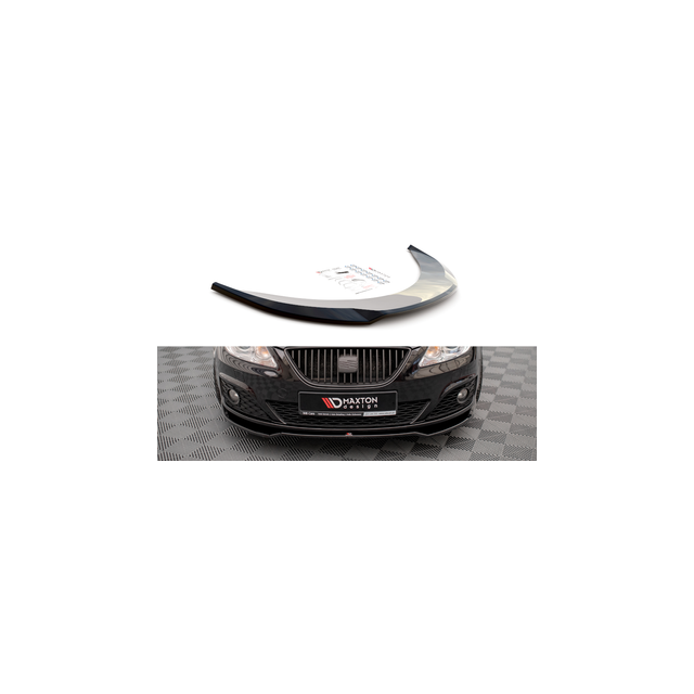 Добавка за предна броня/лип спойлер  v.2 Seat exeo - Maxton Design