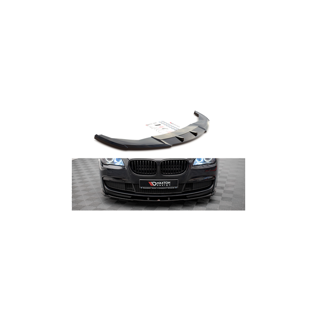 Добавка за предна броня/лип спойлер  V.1 BMW 7 M-Pack F01 - Maxton Design