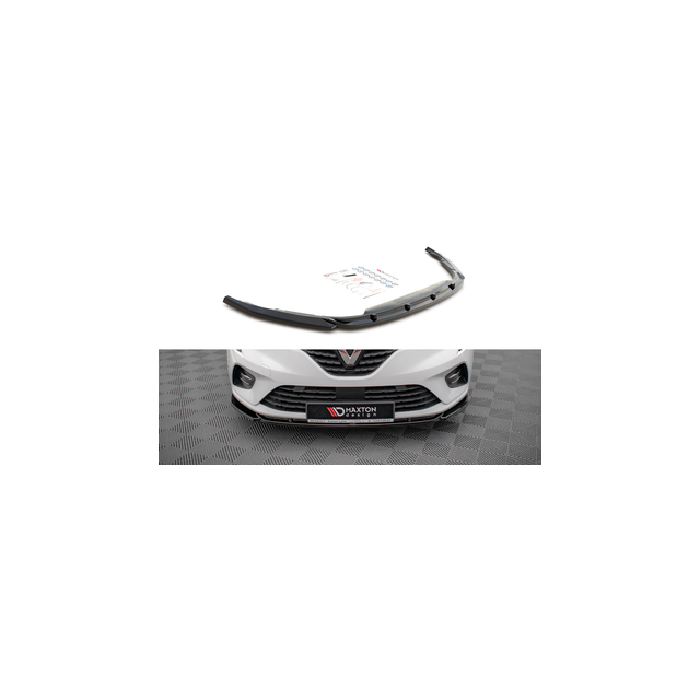 Добавка за предна броня/лип спойлер  V.1 Renault Clio Mk5 - Maxton Design