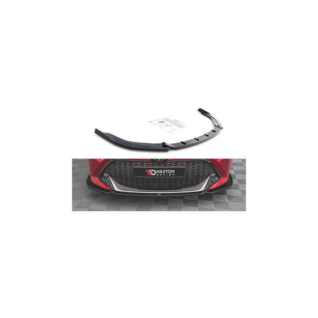 Добавка за предна броня/лип спойлерToyota Corolla Gr Sport Hatchback xii - Maxton Design