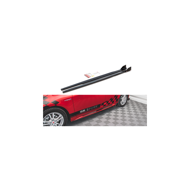 Добавки за прагове v.1 + Добавки Toyota Corolla Gr Sport Hatchback xii - Maxton Design