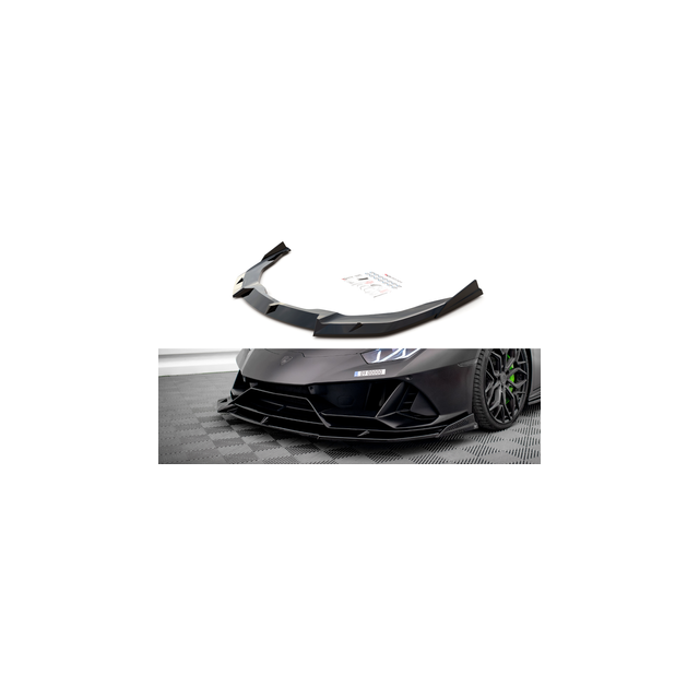 Добавка за предна броня/лип спойлер  Lamborghini Huracan Evo - Maxton Design