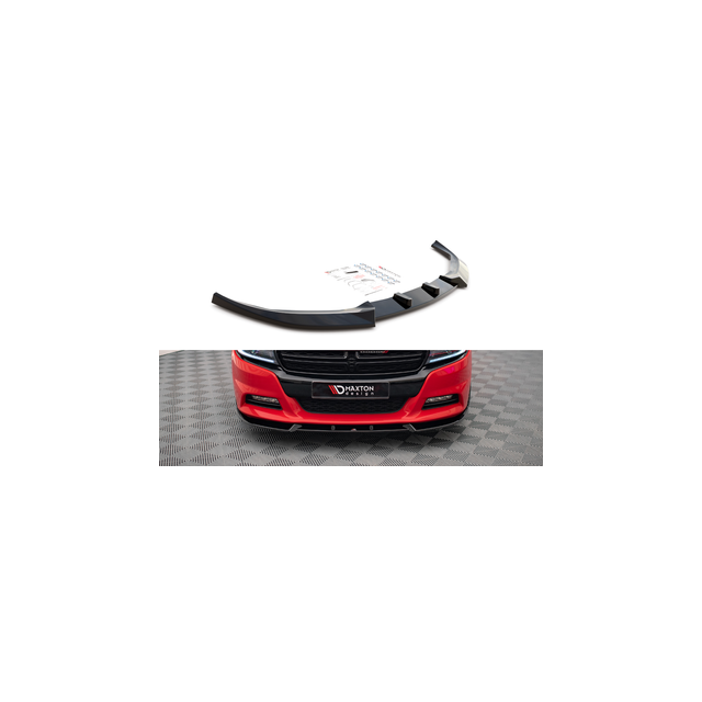 Добавка за предна броня/лип спойлер  V.1 Dodge Charger RT Mk7 Facelift - Maxton Design