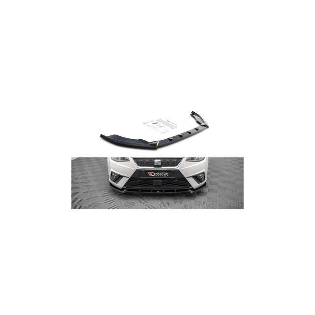 Добавка за предна броня/лип спойлер  V.1 Seat Ibiza FR/ Standard Mk5 - Maxton Design