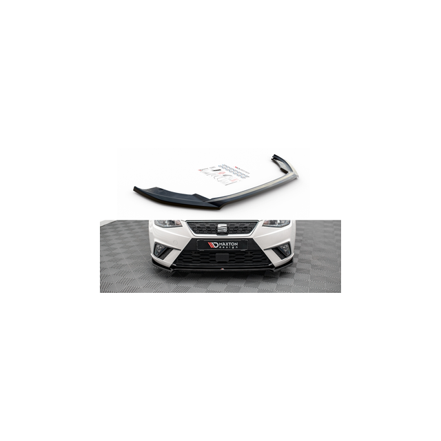Добавка за предна броня/лип спойлер  V.3 Seat Ibiza FR/ Standard Mk5 - Maxton Design