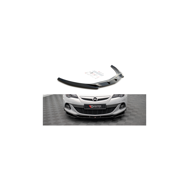 Добавка за предна броня/лип спойлер  V.1 Opel Astra GTC Opc-Line J - Maxton Design