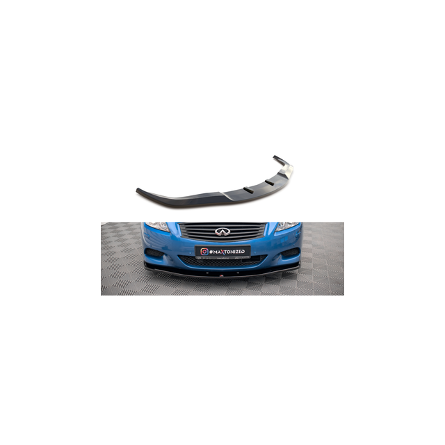 Добавка за предна броня/лип спойлер  infiniti g37 купе - Maxton Design