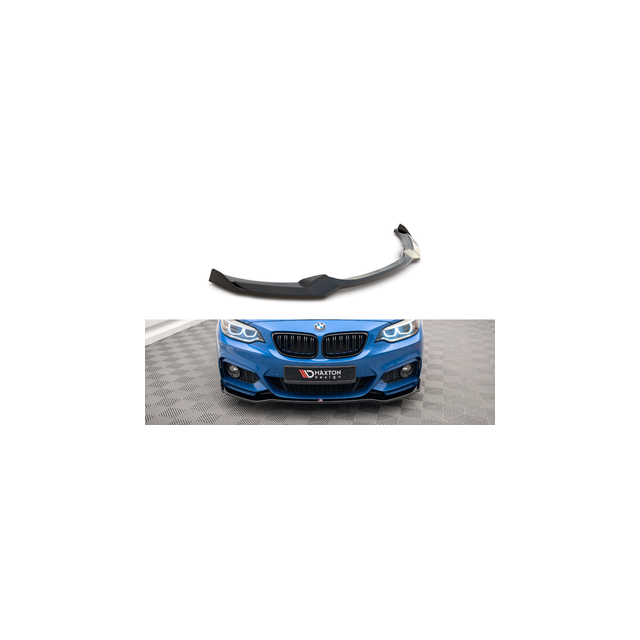 Добавка за предна броня/лип спойлер  V.1 BMW 2 M-Pack F22 - Maxton Design