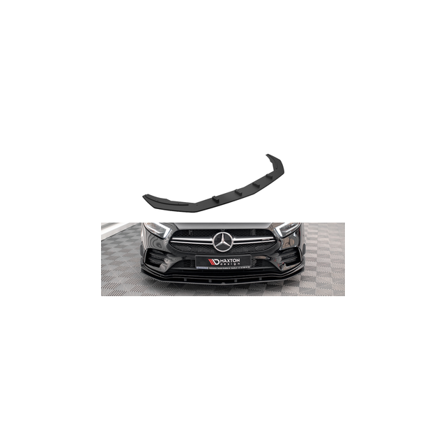 Добавка за предна броня/лип спойлер Mercedes A35 AMG / AMG-Line Aero Pack W177 - Maxton Design