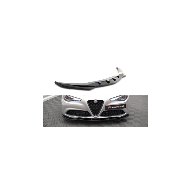 Добавка за предна броня/лип спойлер  V.2 Alfa Romeo Giulia Sport - Maxton Design