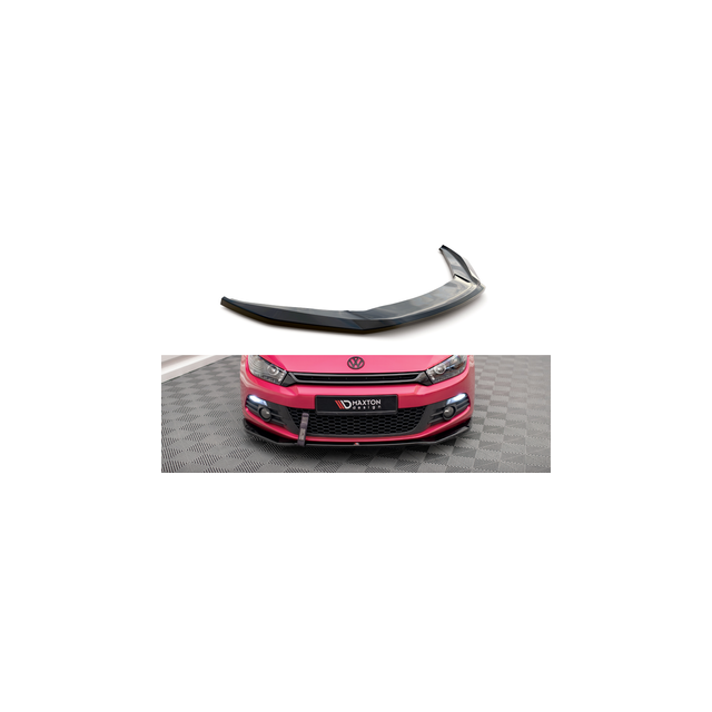 Добавка за предна броня/лип спойлер  V.2 Volkswagen Scirocco Mk3 - Maxton Design