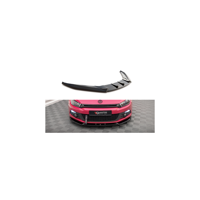 Добавка за предна броня/лип спойлер  V.3 Volkswagen Scirocco Mk3 - Maxton Design