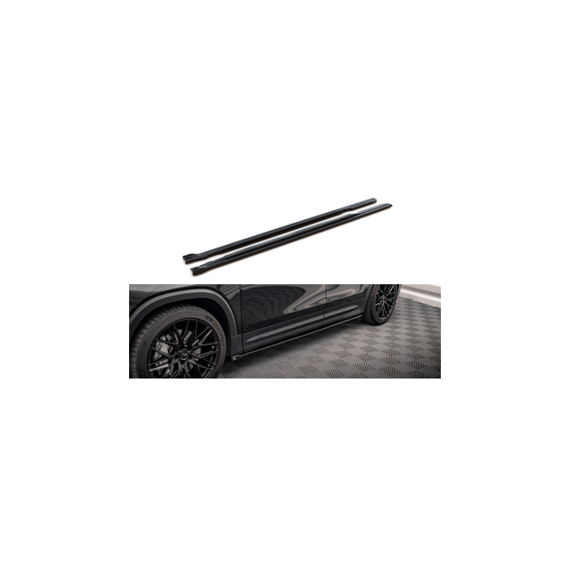 Добавки за прагове mercedes-amg glb 35 x247 - Maxton Design