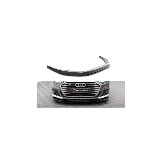 Добавка за предна броня/лип спойлер  V.1 Audi S8 / A8 S-Line D5 - Maxton Design