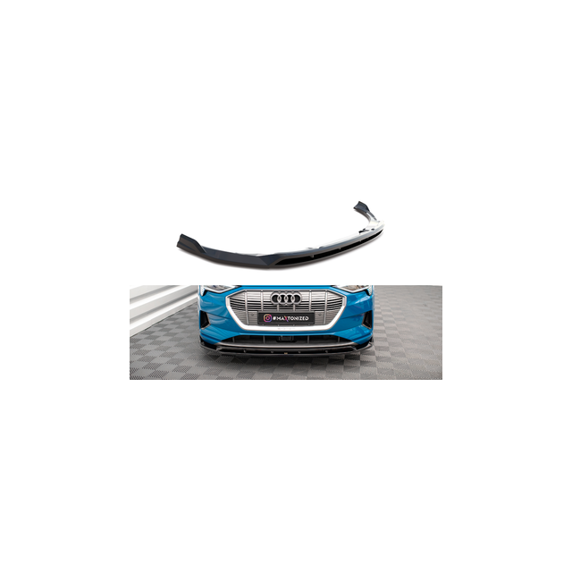 Добавка за предна броня/лип спойлер  V.2 Audi E-Tron - Maxton Design