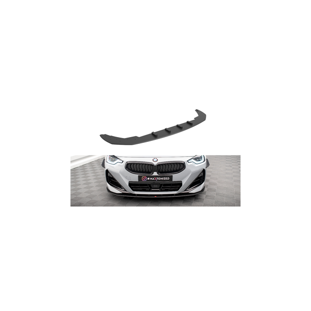 Добавка за предна броня/лип спойлер BMW 2 Coupe M-Pack / M240i G42 - Maxton Design