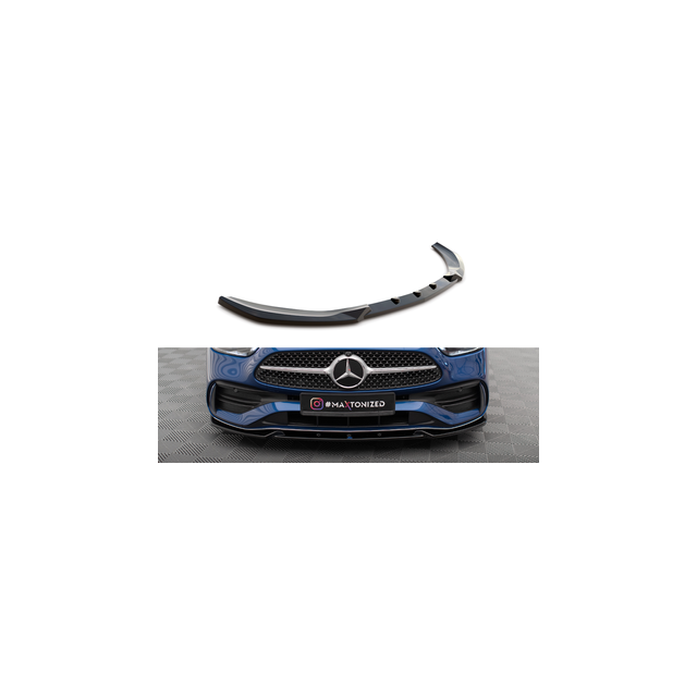 Добавка за предна броня/лип спойлер  V.1 Mercedes-Benz C AMG-Line W206 - Maxton Design