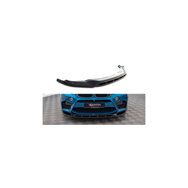 Добавка за предна броня/лип спойлер  V.3 BMW X5 M F85 / x6 M F86 - Maxton Design