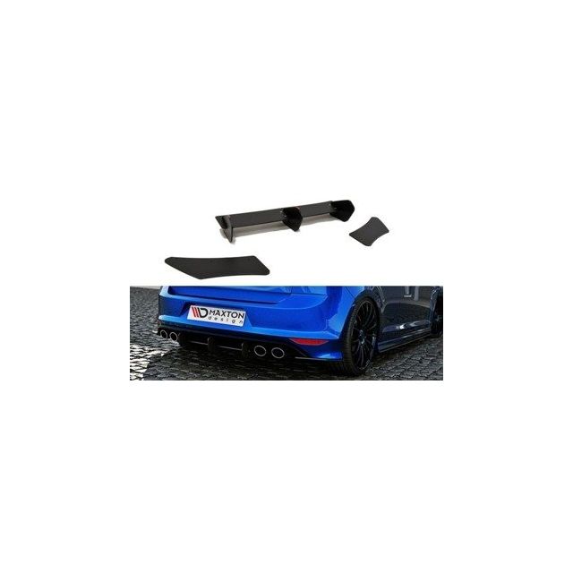 VW Golf 7 R Hatchback заден дифузьор и Добавки за задна броня - Maxton Design