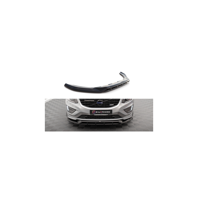 Добавка за предна броня/лип спойлер  Volvo XC60 R-Design Mk1 фейслифт - Maxton Design