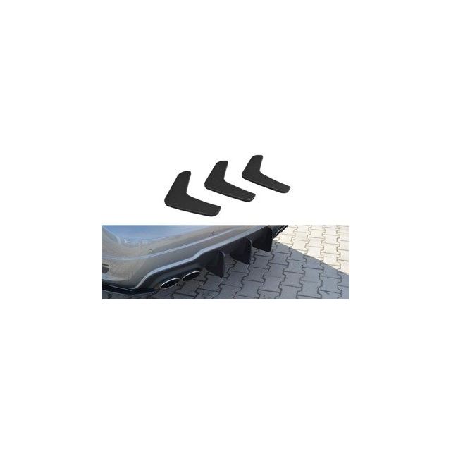 Заден дифузьор V.1 Mercedes C W204 AMG-Line (Facelift) - Maxton Design