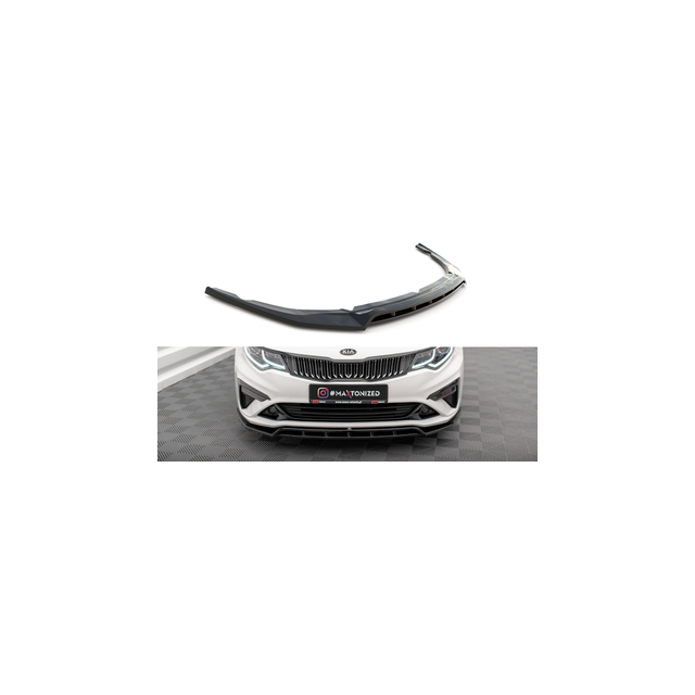 Добавка за предна броня/лип спойлер  V.1 Kia Optima Mk4 Facelift - Maxton Design