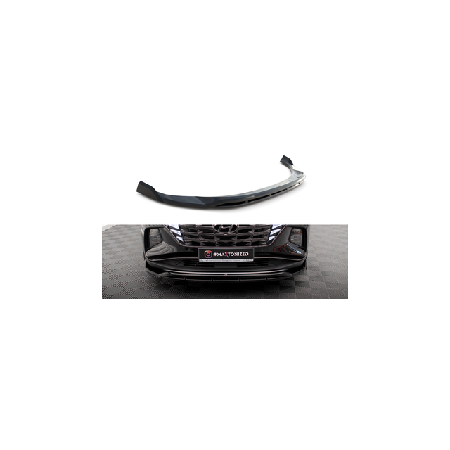 Добавка за предна броня/лип спойлер  V.2 Hyundai Tucson Mk4 - Maxton Design