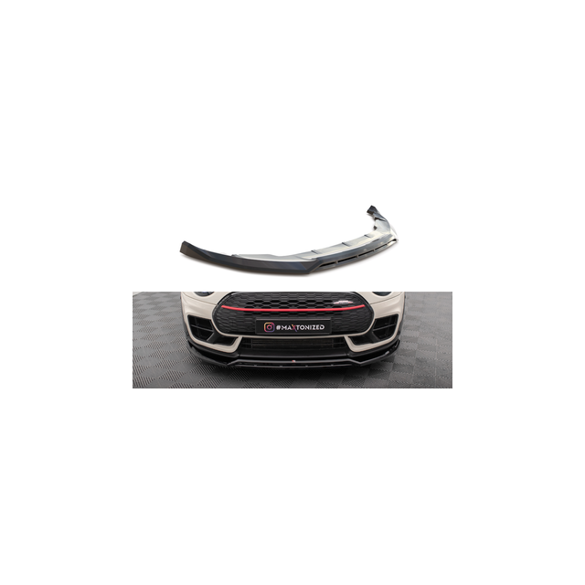 Добавка за предна броня/лип спойлер  V.2 Mini Cooper Clubman John Cooper Works F54 Facelift - Maxton Design