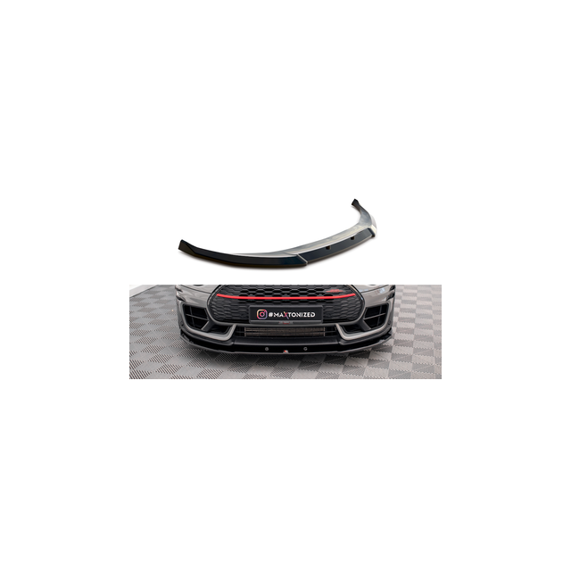 Добавка за предна броня/лип спойлер  V.2 Mini Cooper Clubman John Cooper Works F54 - Maxton Design