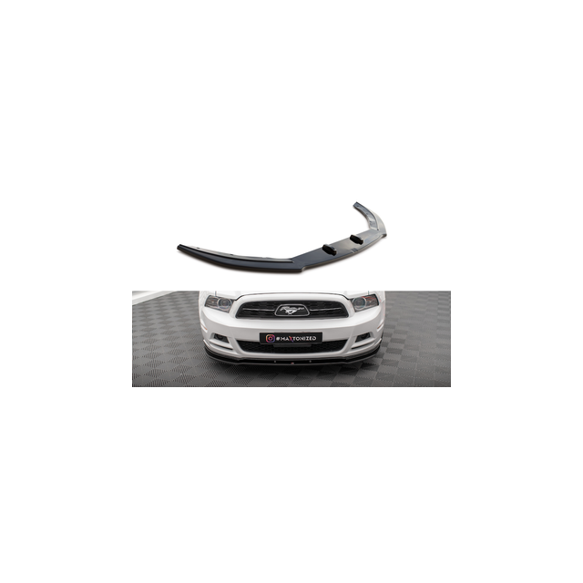 Добавка за предна броня/лип спойлер  Ford Mustang Mk5 Facelift - Maxton Design