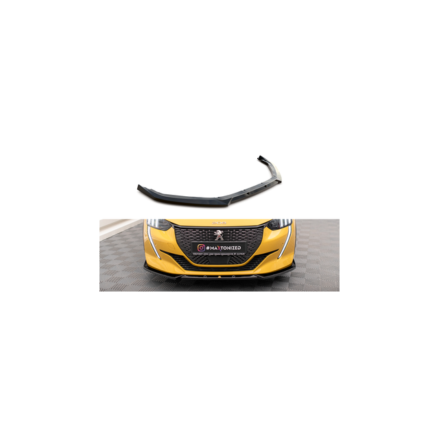 Добавка за предна броня/лип спойлер  V.1 Peugeot 208 GT Mk2 - Maxton Design