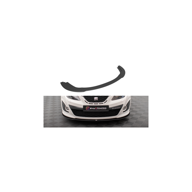 Добавка за предна броня/лип спойлер Seat Ibiza Cupra Sport Coupe Mk4 - Maxton Design