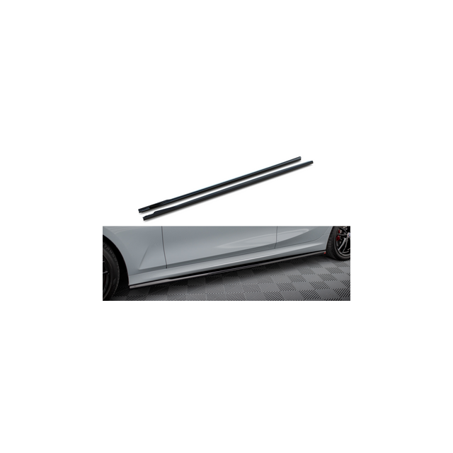 Добавки за прагове BMW 3 M340I / M-PACK G20 / G20 Facelift - Maxton Design