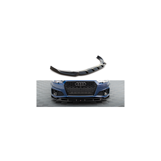 купи Добавка за предна броня/лип спойлер V.1 Audi A4 Конкурс B9 - Maxton Design