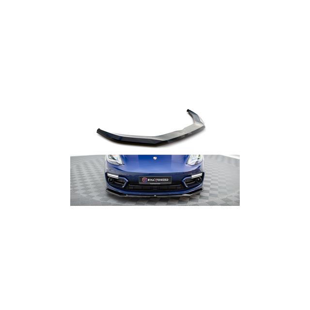 купи Добавка за предна броня/лип спойлер V.1 Porsche Panamera E-Hybrid 971 Facelift - Maxton Design
