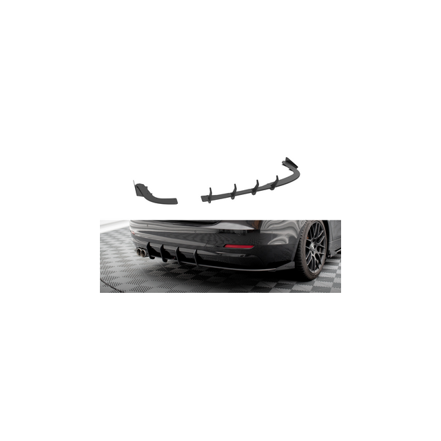 Добавки за задна броня Street Pro + Добавки BMW 4 Gran Coupe F36 - Maxton Design