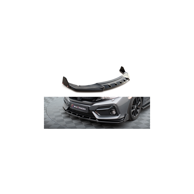 купи Добавка за предна броня/лип спойлер + Добавки Honda Civic Sport Mk 10 - Maxton Design