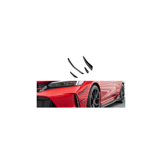Крила на предна броня (Добавки) Honda Civic Type-R Mk 11 - Maxton Design