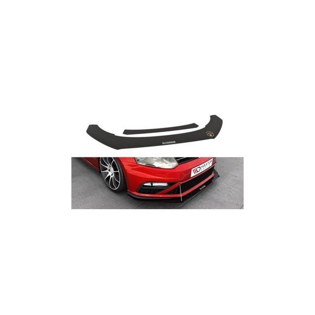 купи Добавка за предна броня/лип спойлер VW Polo Mk5 GTI Facelift - Maxton Design